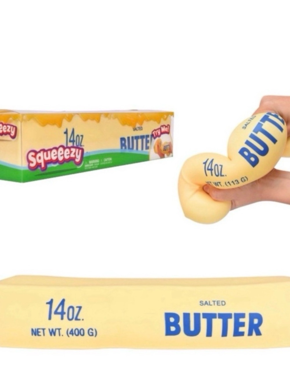 Viral Butter 14 oz. Salted Butter Squeeezy Squishy  
NWT
